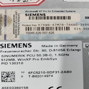 6FC5210－0DF31－2AB0西门子PCU503－B 瓠子电子