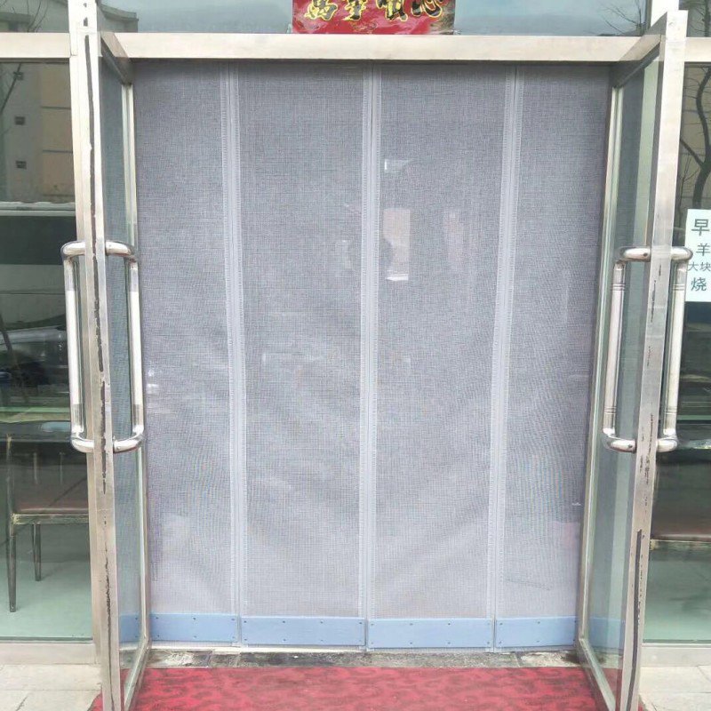 夏季防蚊蝇虫门帘磁性自吸网纱透气帘家用防晒超市挂帘通风软