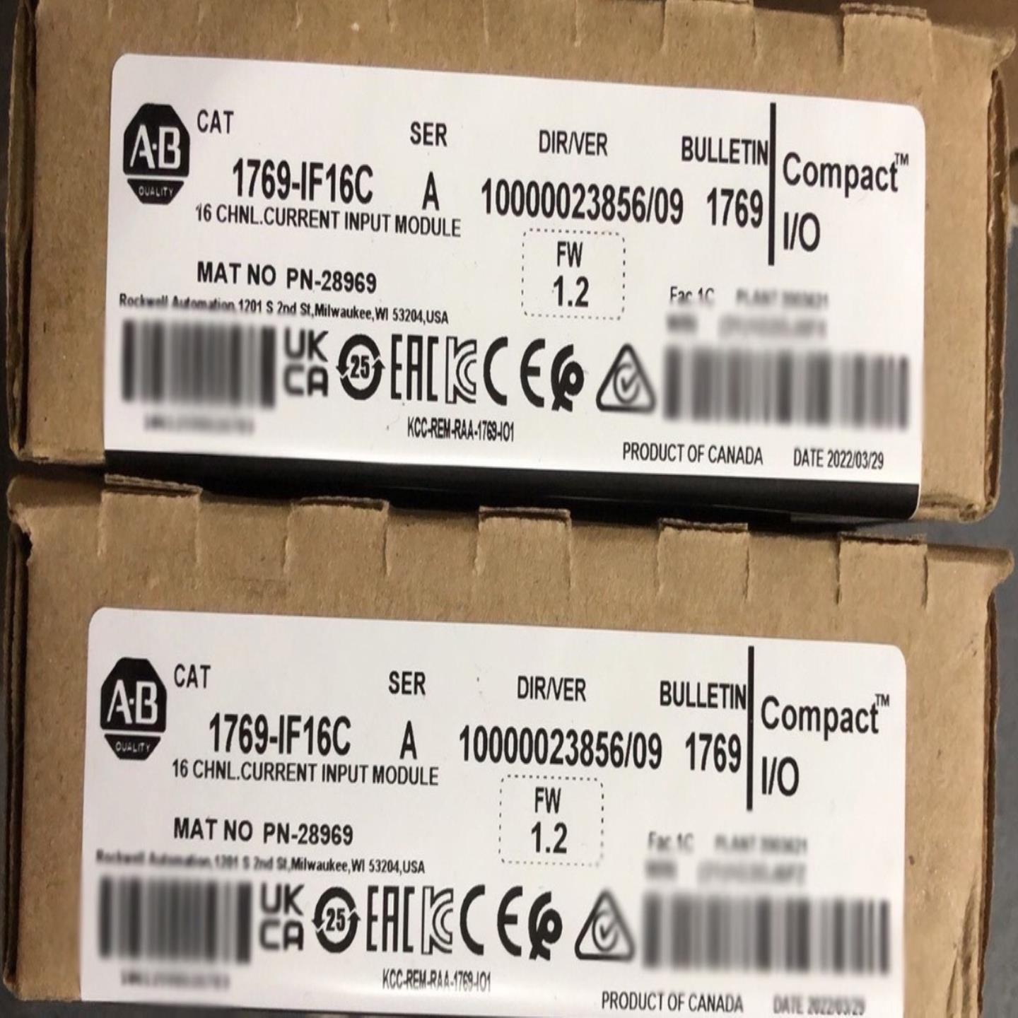 1769-IF16CAllen-Bradley罗克韦尔询价