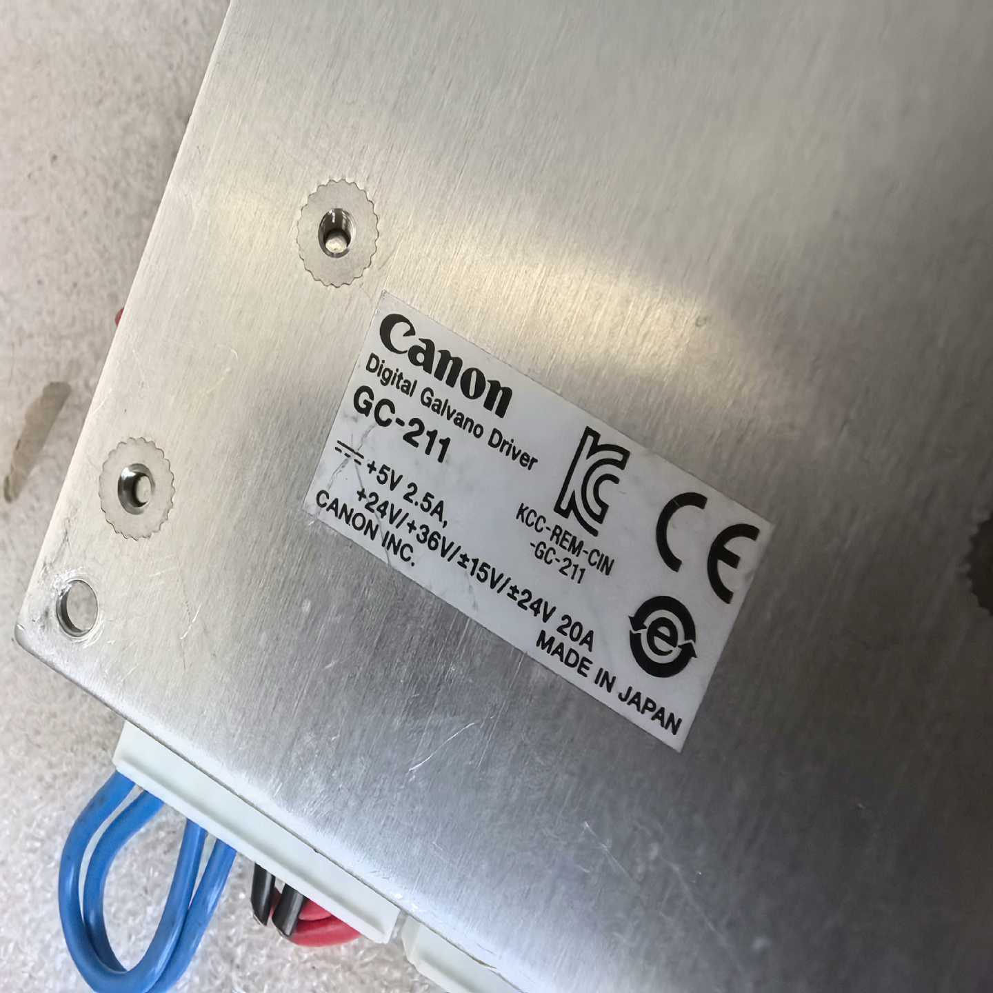 (工仔机械）CANON激光驱动板 GS-211的联系