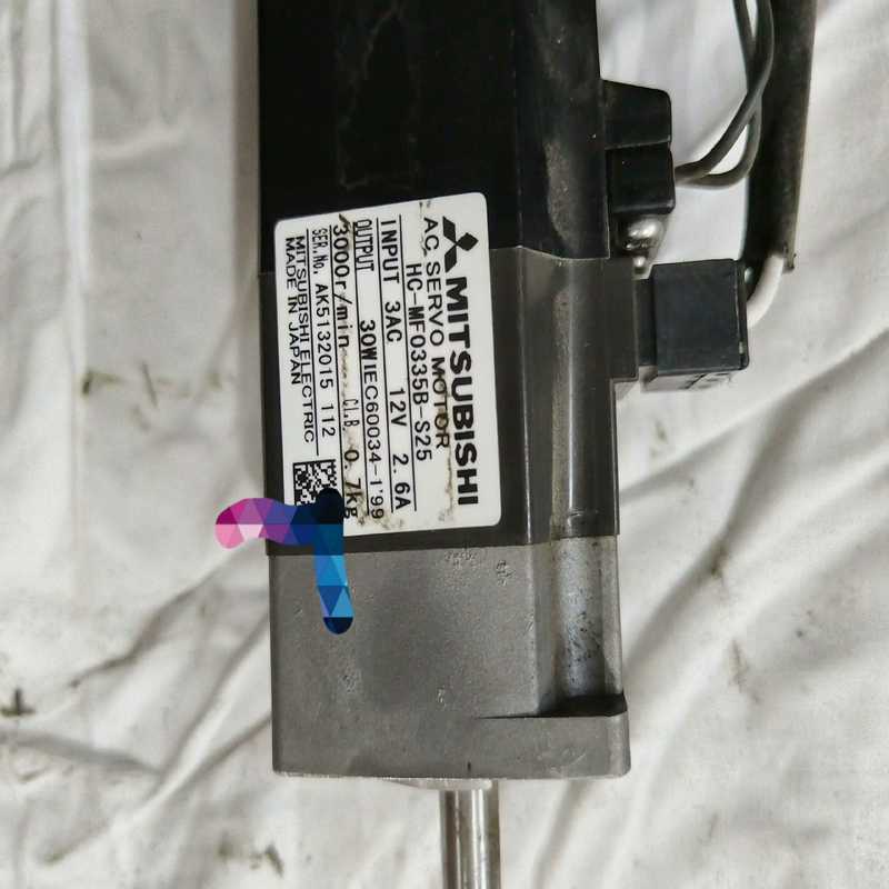 三菱伺服电机HC-MF0335B-S25，【落红设备】