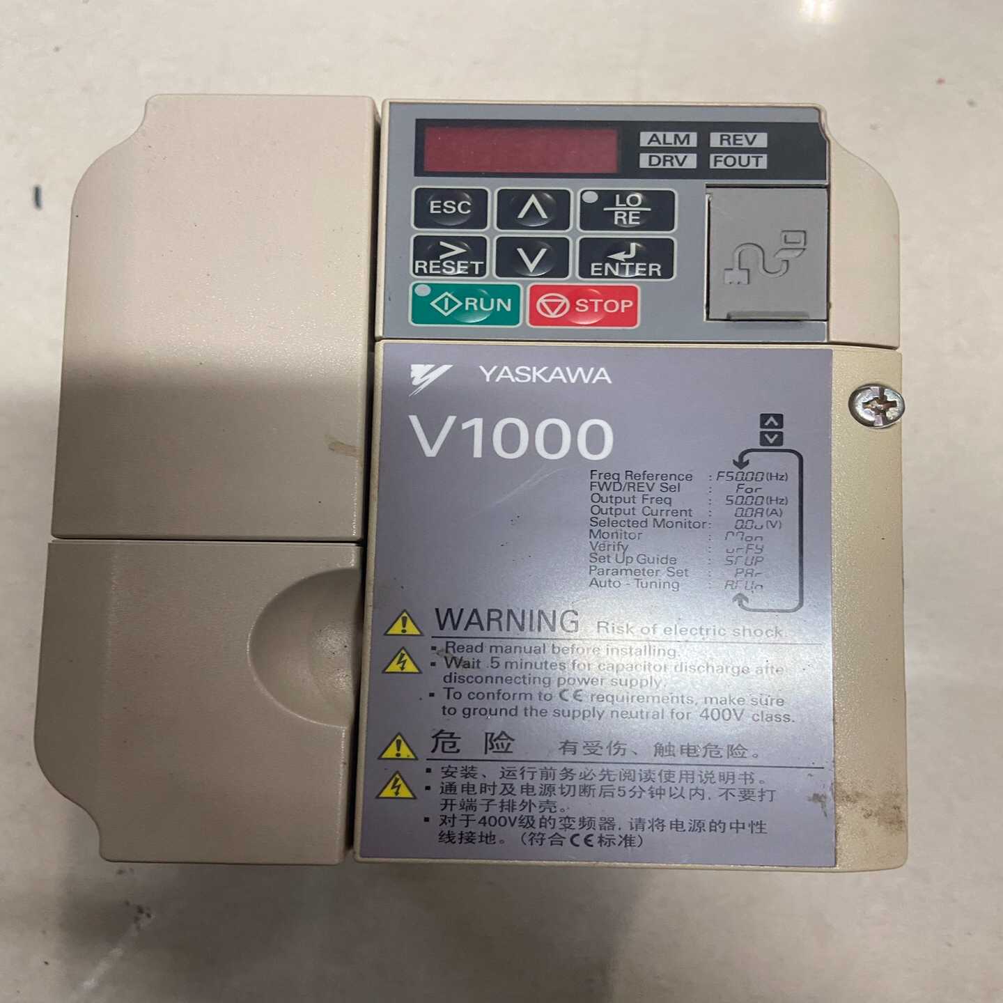 CIMR-VB4A0002BBA 安川变频器  0.75KW【卡奥电子】