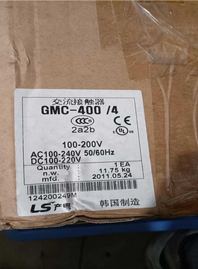 (议价) LS接触器GM4-400/4 AC100-24