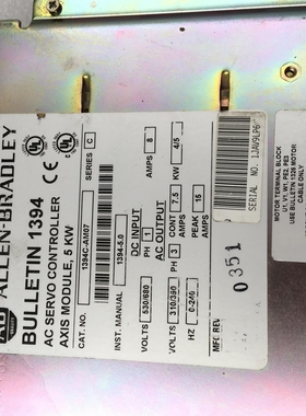 AB ETIN 1394 伺服驱动器 1394C-A~询价