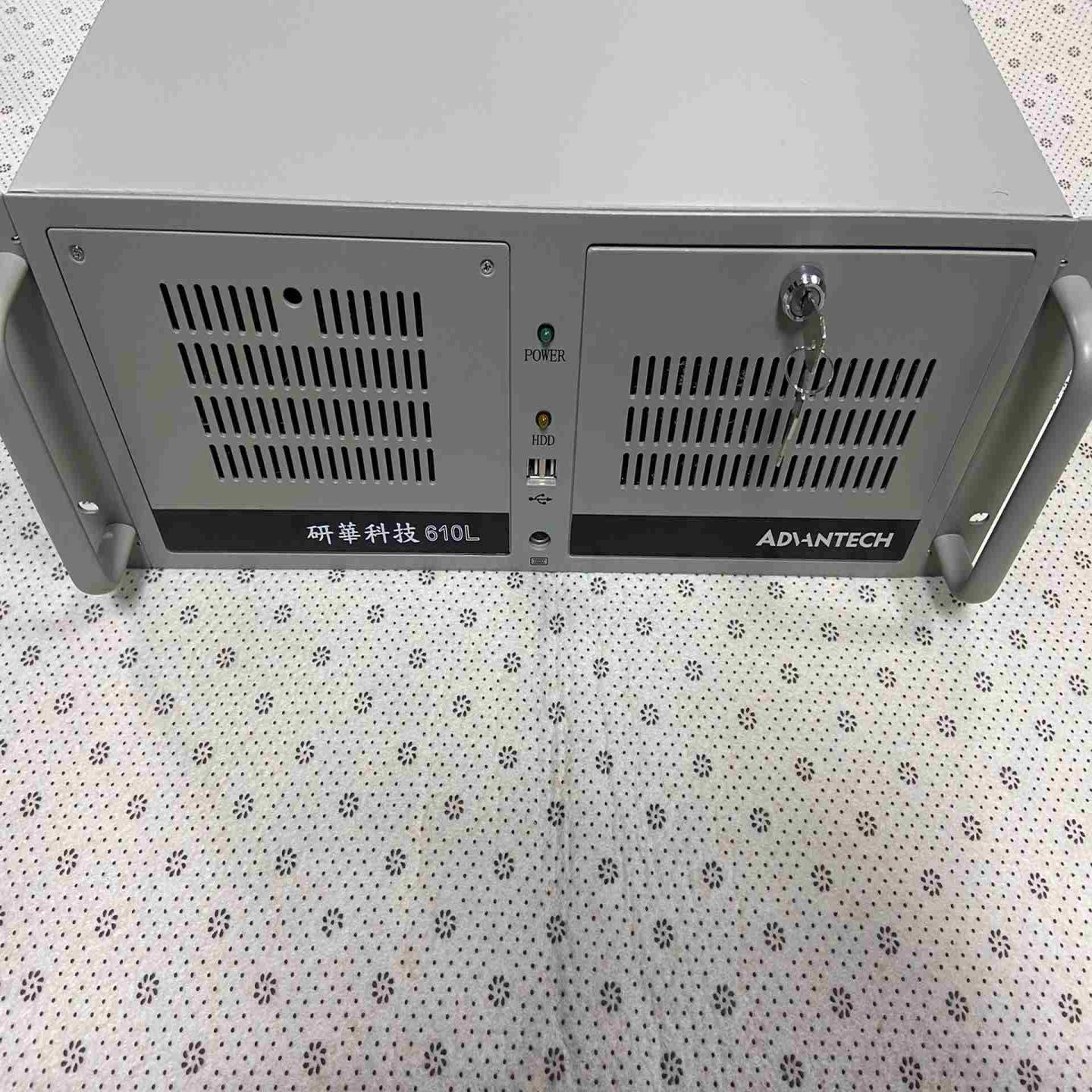 【议价】9.5新 研华工控机 IPC-610L 双网口 6串口 多U~也接