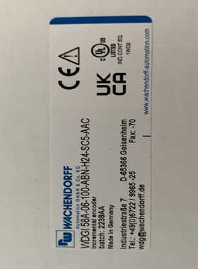 沃申道夫WACHENDORFF增量实心轴编码器WDGI 58【鑫鑫商铺】