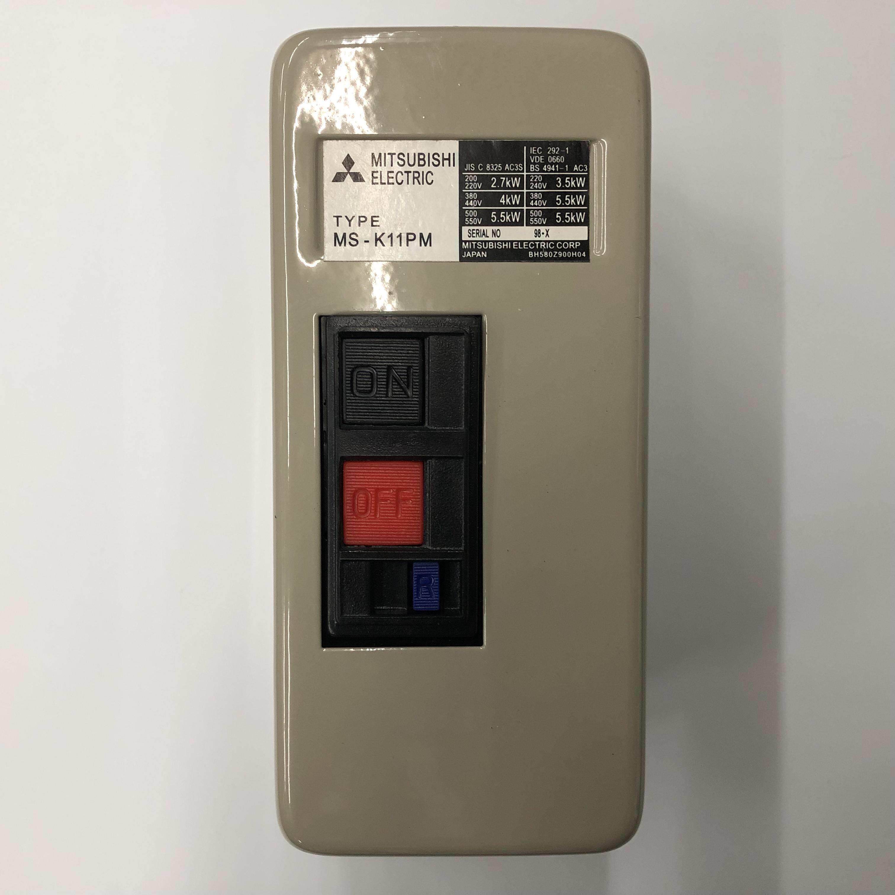 MS-K11PM 7-11A AC220V日本三菱磁力启动器