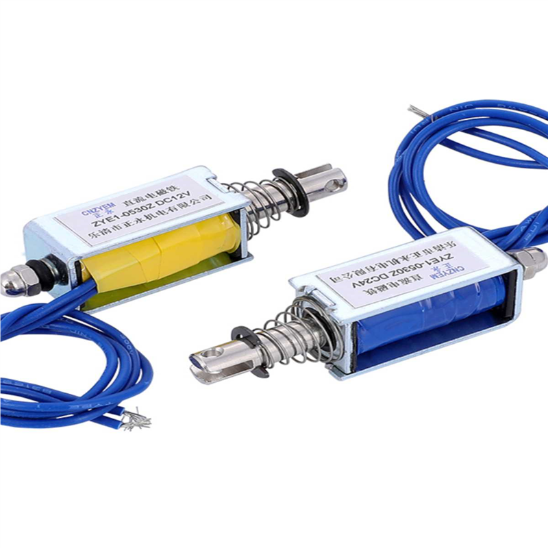 促销 微型吸入式直流框架式电磁铁ZYE1-0530 DC24V12V6V