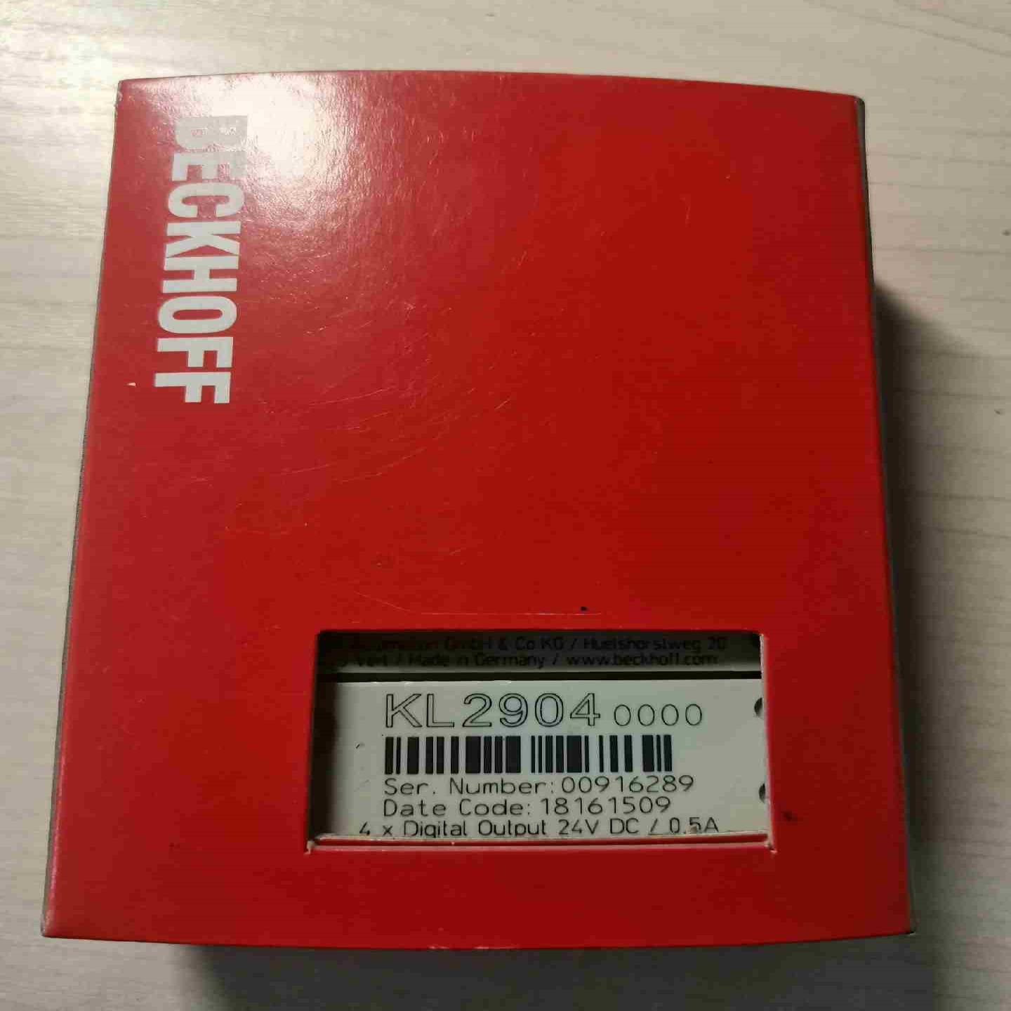 倍福模块,KL2904.少量到货。【华铭电子】