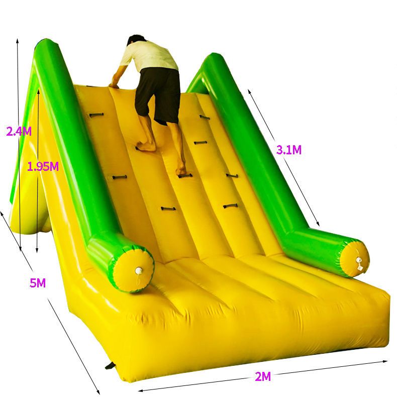 充气水上玩具滑滑梯儿童室内淘气堡游泳池三角滑梯大型攀岩小爬梯