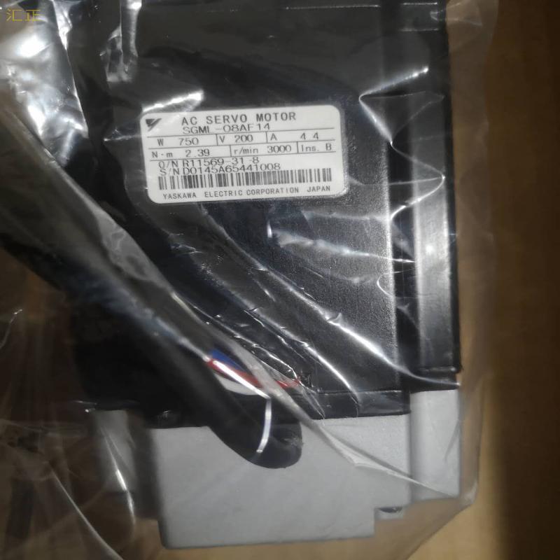 现货安川750W交流200V伺服马达电机SGML-08AF14议价询价