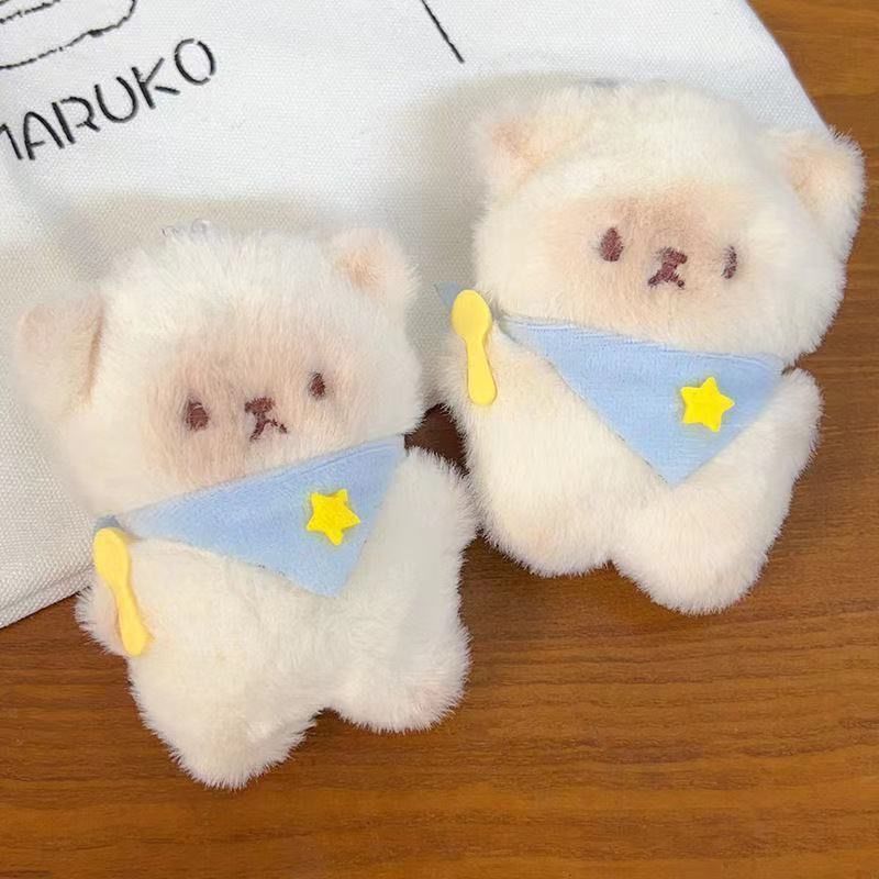 创意手作小猫挂件可爱心小猫兔兔手作玩偶毛绒包包挂件礼物X1