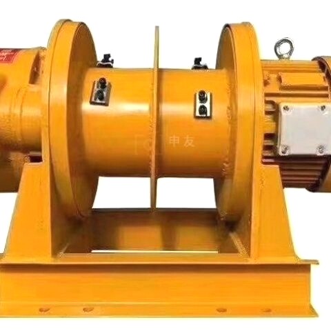 重型380v电动卷扬机1T23510T固定牵引建筑双向双槽卷扬机吊机
