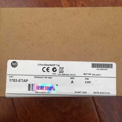 议~AB罗克韦尔1783-ETAP，未拆封，一台，先到先
