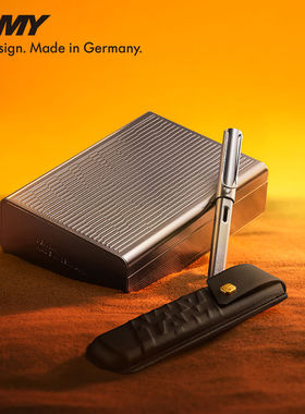 LAMY凌美 钢笔礼盒恒星系列方舟礼盒套装黑色深灰色墨水笔 练