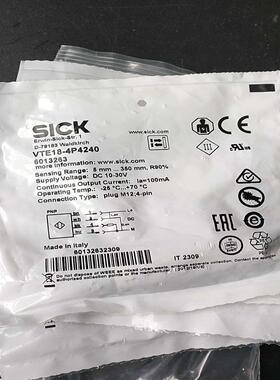 德国SICK传感器6013263 VTE18-4P4240（夫美商行）