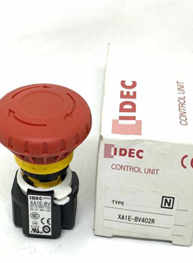 IDEC和泉XA1E-BV402R 403R 412R 404R 411R 413R蘑菇头急停开关