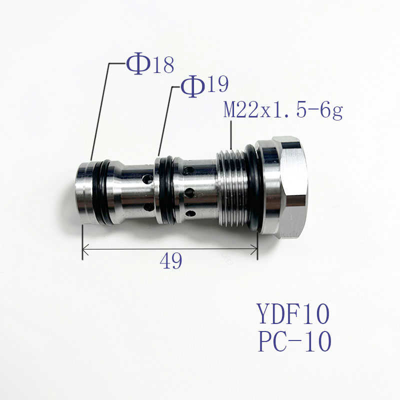 供应快换油缸螺纹插装液控单向阀YDF10-00挖掘液压