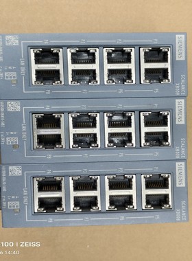 西门子交换机8口千兆工业管理交换机XB008实物图片 成色如一