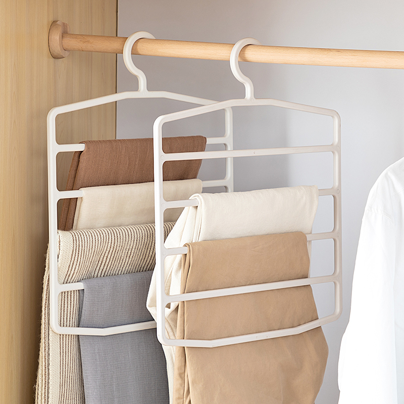 魔术裤架裤夹家用挂裤子收纳神器多层多功能衣架专用架子衣柜