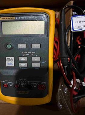 准新，福禄克712过程校准仪，包装表笔都在[浩蓉商户]