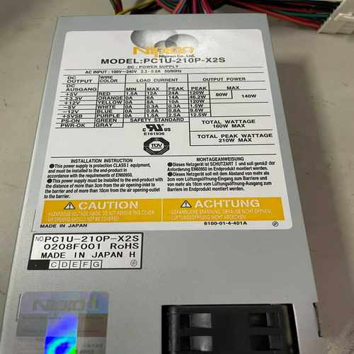 【星慕电子】Nipron工控机电源PC1U-210P-X2S包测好