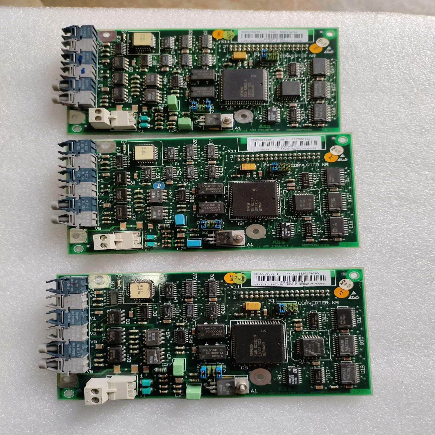 ABB直流调速器通迅板 SDCS-COM-1，98新，功能一（佳毅工控）