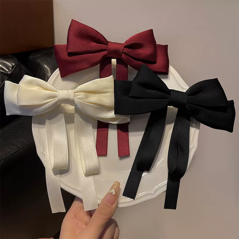 批发蝴蝶结头饰高颜值发夹网红同款刘海头发子女后脑勺发卡新款公