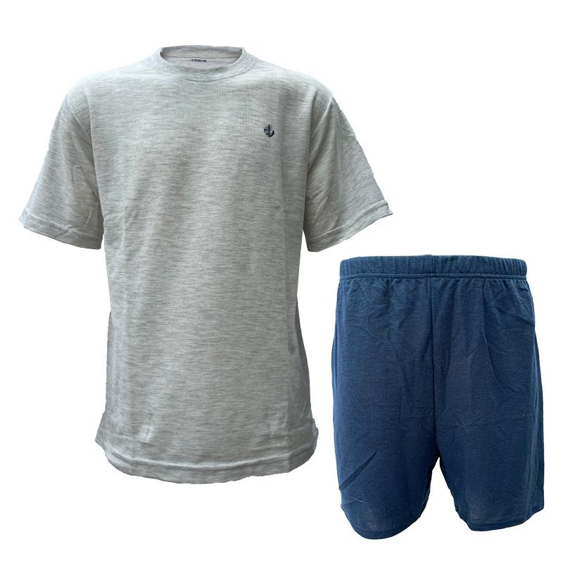 正品潜艇长航抗菌体能训练服套装夏季短袖短裤宽松棉麻透气t恤男
