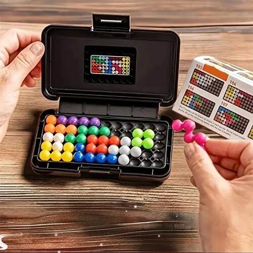120 Challenges IQ 3D Puzzle Board Game Classic Pyramid Plate