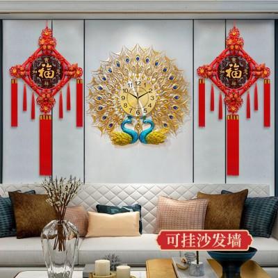 中国结挂件客厅大号福字桃木平安结乔迁过年电视背景墙壁家居礼品
