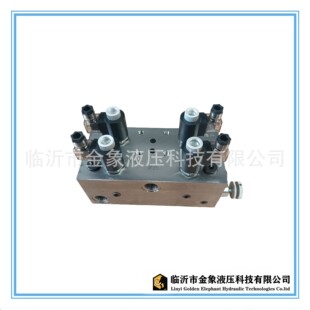 液压阀组电磁阀组快慢速提升下降二串一插装电磁单向阀组