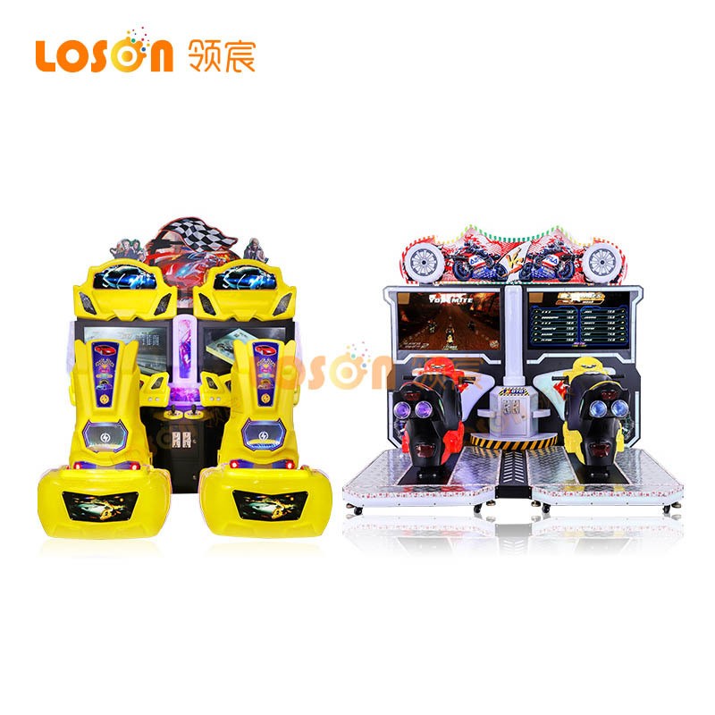 电玩设备赛车机投币racing car game machine摩托车电玩城游戏机