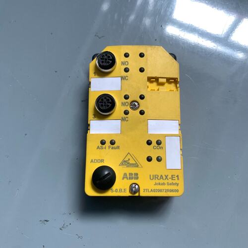 ABB Jokab安全模块，型号URAX-E1，功能包好，成