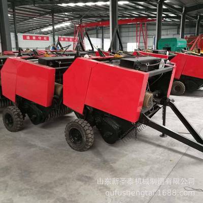 太原行走式小麦秆打捆机强制拨料器捡拾效果好麦草捡拾打捆机