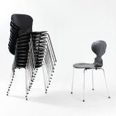 Chair Arne Jacobsen Ant 蚂蚁椅北欧经典 中古包豪斯风餐椅可堆叠