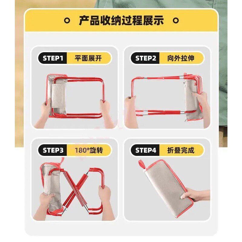 笔袋折叠凳钓鱼小马扎地铁火车钓鱼凳户外便携式手跨背包凳小椅子