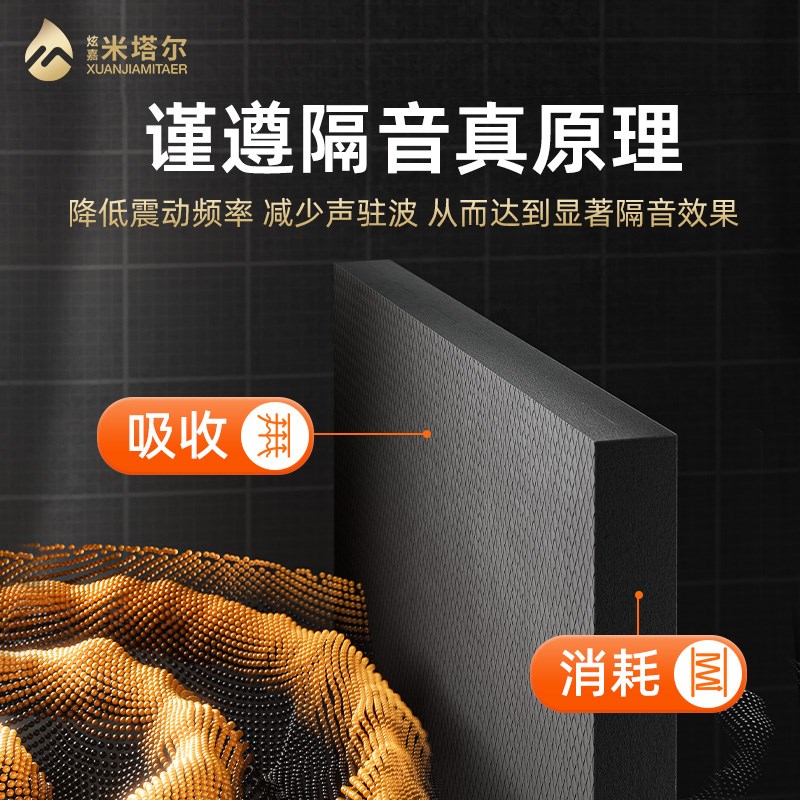 隔音毛毡高密度阻尼墙面减震ktv专用环保静音布吊顶隔音棉毯材料