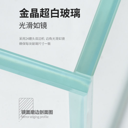 定制超白乌龟缸带晒台产蛋池乌龟专用鱼缸水族箱桌面乌龟缸定做