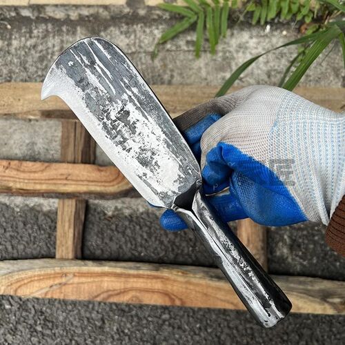 鹰嘴柴刀一体锻打小镰刀砍柴破竹篾刀户外割草钓鱼农用弯背小柴刀