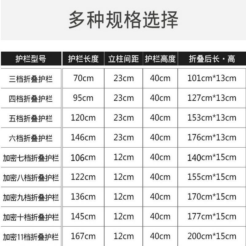 通用可折叠加厚防掉床护栏儿童小孩防摔老人围栏床边栏杆1.8米2米