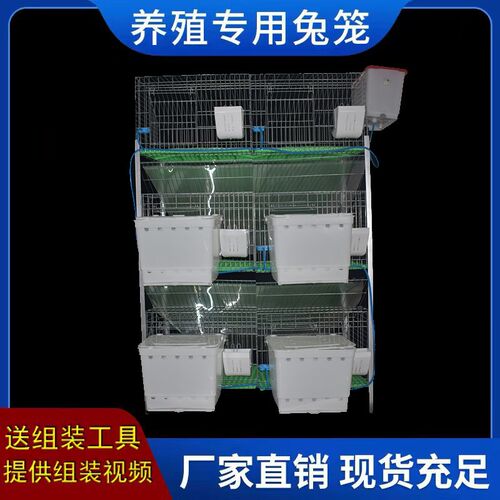 兔笼子家用特大号养兔子的笼子窝新型自动清粪养殖场专用兔子笼子