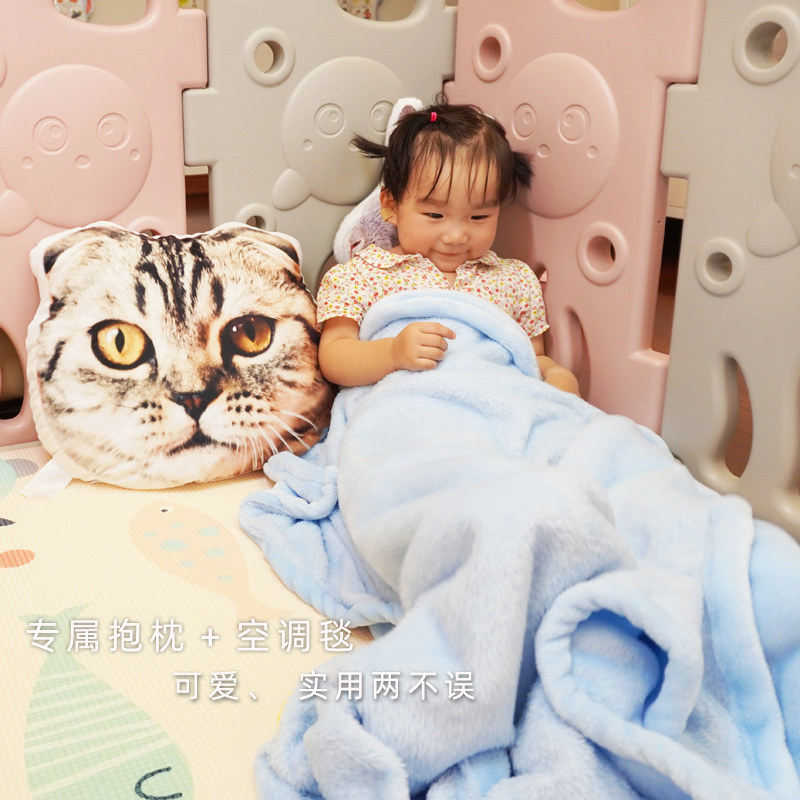 定制宠物抱枕被子两用办公室汽车空调毯子二合一午睡猫狗异形靠垫