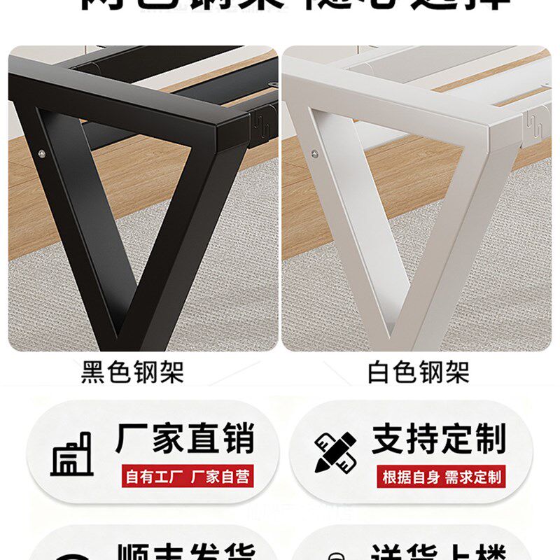 铁艺烤漆桌腿定制办公桌金属桌角会议桌餐台支撑架茶几铁架子桌架