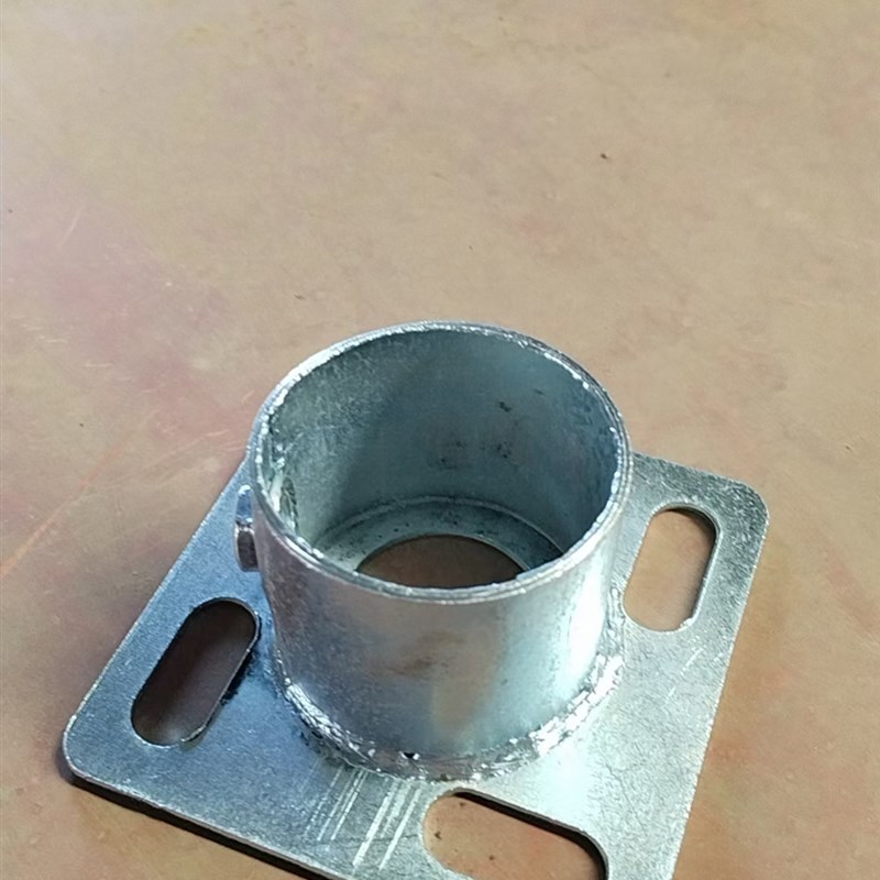 淘气堡管件楼梯防护扣件建筑工地钢管焊接连接件卡扣底座弯头
