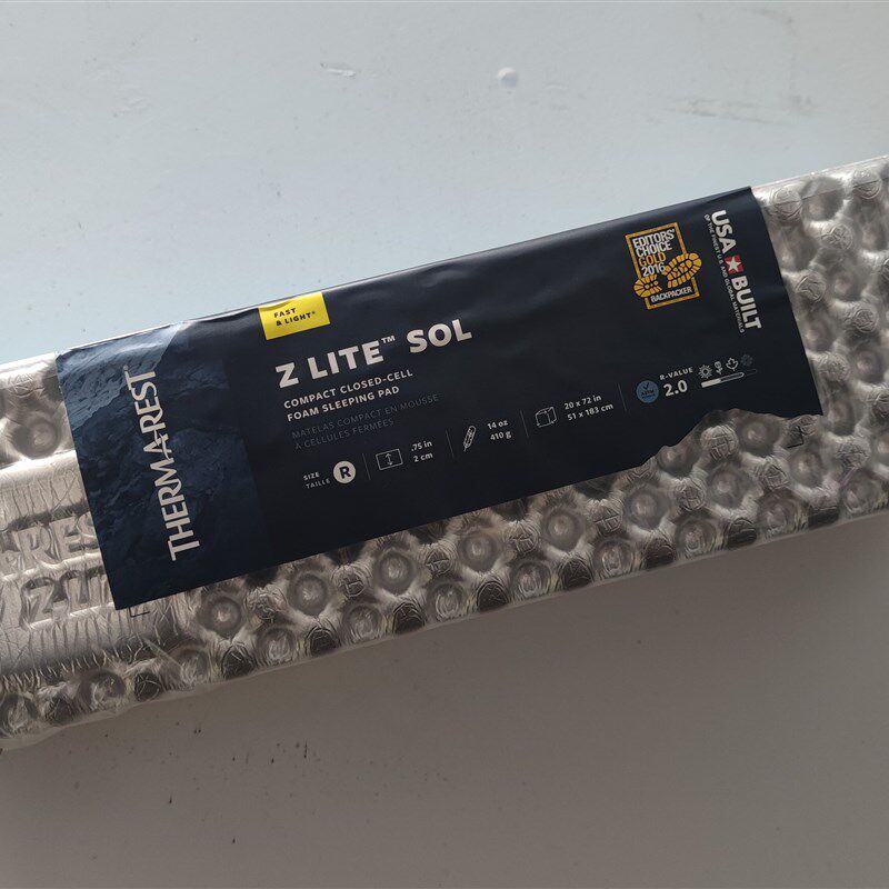 Thermarest TAR Therm-a-Rest Z-Lite Sol户外蛋槽单人防潮垫露营