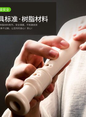 山叶直笛7孔德式YRS23英式24B高音C调学生课堂教学初学七孔直笛