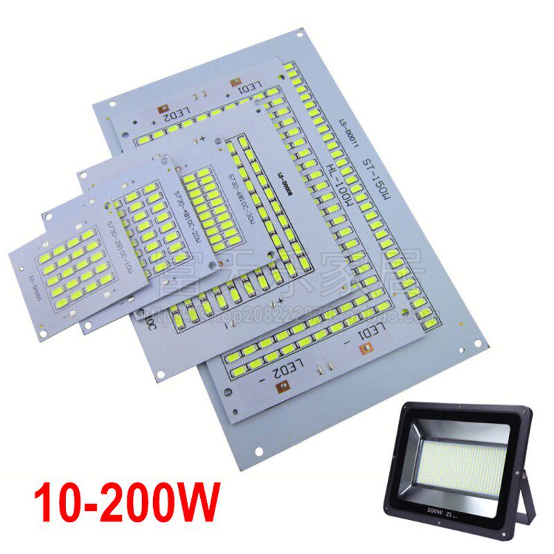 投光灯5730集成贴片光源 铝基板150W LED灯珠灯芯LED足瓦灯板