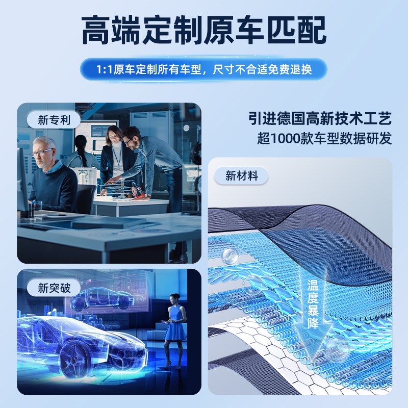 磁吸式汽车车窗遮阳帘窗帘窗户防蚊纱窗侧窗网后排宝宝专用隐私帘
