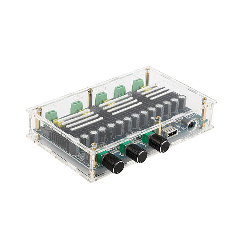 TPA3116D2蓝牙5.0数字功放板四声道2*50W+2*100W发烧高清双重低音
